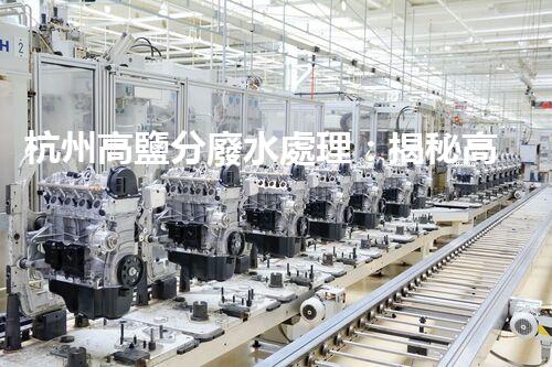 杭州高鹽分廢水處理：揭秘高鹽廢水的“降龍十八掌”！